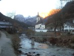 Archiv Foto Webcam Malerwinkel in Ramsau bei Berchtesgaden - Ortskirche St. Sebastian 06:00