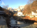 Archiv Foto Webcam Malerwinkel in Ramsau bei Berchtesgaden - Ortskirche St. Sebastian 07:00