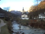 Archiv Foto Webcam Malerwinkel in Ramsau bei Berchtesgaden - Ortskirche St. Sebastian 07:00
