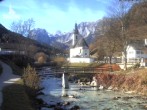 Archiv Foto Webcam Malerwinkel in Ramsau bei Berchtesgaden - Ortskirche St. Sebastian 10:00
