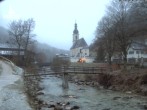 Archiv Foto Webcam Malerwinkel in Ramsau bei Berchtesgaden - Ortskirche St. Sebastian 06:00