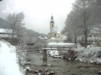 Archiv Foto Webcam Malerwinkel in Ramsau bei Berchtesgaden - Ortskirche St. Sebastian 08:00