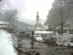Archiv Foto Webcam Malerwinkel in Ramsau bei Berchtesgaden - Ortskirche St. Sebastian 10:00