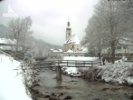 Archiv Foto Webcam Malerwinkel in Ramsau bei Berchtesgaden - Ortskirche St. Sebastian 14:00