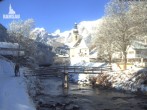 Archiv Foto Webcam Malerwinkel in Ramsau bei Berchtesgaden - Ortskirche St. Sebastian 09:00