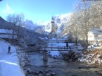 Archiv Foto Webcam Malerwinkel in Ramsau bei Berchtesgaden - Ortskirche St. Sebastian 11:00