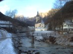Archiv Foto Webcam Malerwinkel in Ramsau bei Berchtesgaden - Ortskirche St. Sebastian 07:00