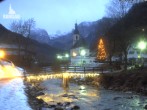 Archiv Foto Webcam Malerwinkel in Ramsau bei Berchtesgaden - Ortskirche St. Sebastian 06:00