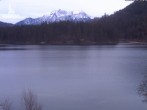 Archived image Webcam View to lake Hintersee 13:00