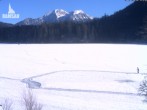 Archived image Webcam View to lake Hintersee 11:00