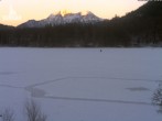 Archived image Webcam View to lake Hintersee 15:00