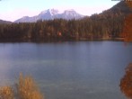 Archived image Webcam View to lake Hintersee 11:00