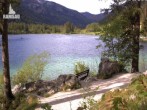 Archived image Webcam Luitpoldweg at lake Hintersee near Ramsau 07:00