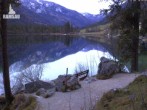 Archived image Webcam Luitpoldweg at lake Hintersee near Ramsau 15:00