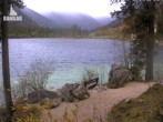 Archived image Webcam Luitpoldweg at lake Hintersee near Ramsau 13:00