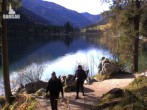 Archived image Webcam Luitpoldweg at lake Hintersee near Ramsau 09:00