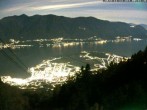 Archiv Foto Webcam Cardada: Blick Seilbahn 23:00