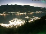 Archiv Foto Webcam Cardada: Blick Seilbahn 23:00