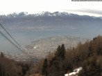 Archiv Foto Webcam Cardada: Blick Seilbahn 13:00