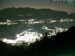 Archiv Foto Webcam Cardada: Blick Seilbahn 23:00