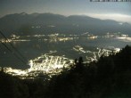 Archiv Foto Webcam Cardada: Blick Seilbahn 23:00