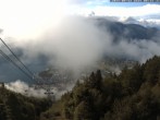 Archiv Foto Webcam Cardada: Blick Seilbahn 07:00