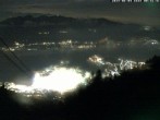 Archiv Foto Webcam Cardada: Blick Seilbahn 23:00