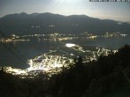 Archiv Foto Webcam Cardada: Blick Seilbahn 23:00