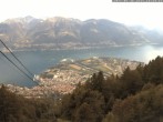 Archiv Foto Webcam Cardada: Blick Seilbahn 15:00