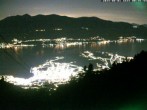 Archiv Foto Webcam Cardada: Blick Seilbahn 23:00