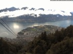 Archiv Foto Webcam Cardada: Blick Seilbahn 09:00