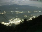 Archiv Foto Webcam Cardada: Blick Seilbahn 23:00