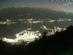 Archiv Foto Webcam Cardada: Blick Seilbahn 23:00