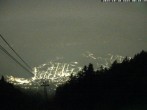 Archiv Foto Webcam Cardada: Blick Seilbahn 23:00