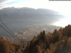 Archiv Foto Webcam Cardada: Blick Seilbahn 13:00