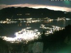 Archiv Foto Webcam Cardada: Blick Seilbahn 23:00