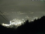 Archiv Foto Webcam Cardada: Blick Seilbahn 23:00