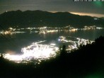 Archiv Foto Webcam Cardada: Blick Seilbahn 23:00