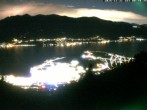 Archiv Foto Webcam Cardada: Blick Seilbahn 23:00