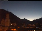 Archived image Webcam View towards Laurentiuskirche and town hall in Bludenz (Vorarlberg, Austria) 00:00