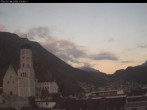 Archived image Webcam View towards Laurentiuskirche and town hall in Bludenz (Vorarlberg, Austria) 12:00