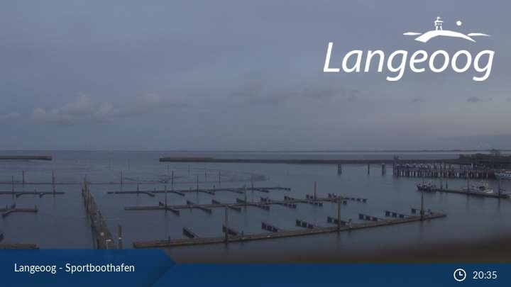 Webcam Hafen Langeoog • Ostfriesland • Panorama