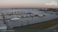Archiv Foto Webcam Hafen Langeoog 02:00