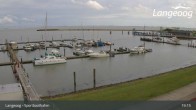 Archiv Foto Webcam Hafen Langeoog 18:00