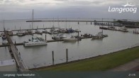 Archiv Foto Webcam Hafen Langeoog 20:00