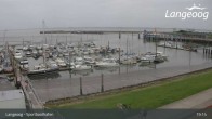 Archiv Foto Webcam Hafen Langeoog 18:00