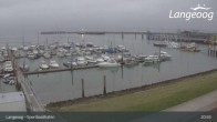 Archiv Foto Webcam Hafen Langeoog 01:00