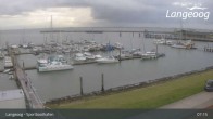 Archiv Foto Webcam Hafen Langeoog 01:00