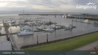 Archiv Foto Webcam Hafen Langeoog 04:00