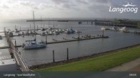 Archiv Foto Webcam Hafen Langeoog 09:00